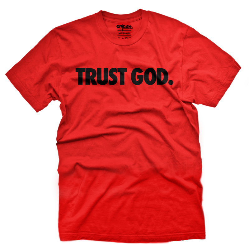 “Trust God” red unisex