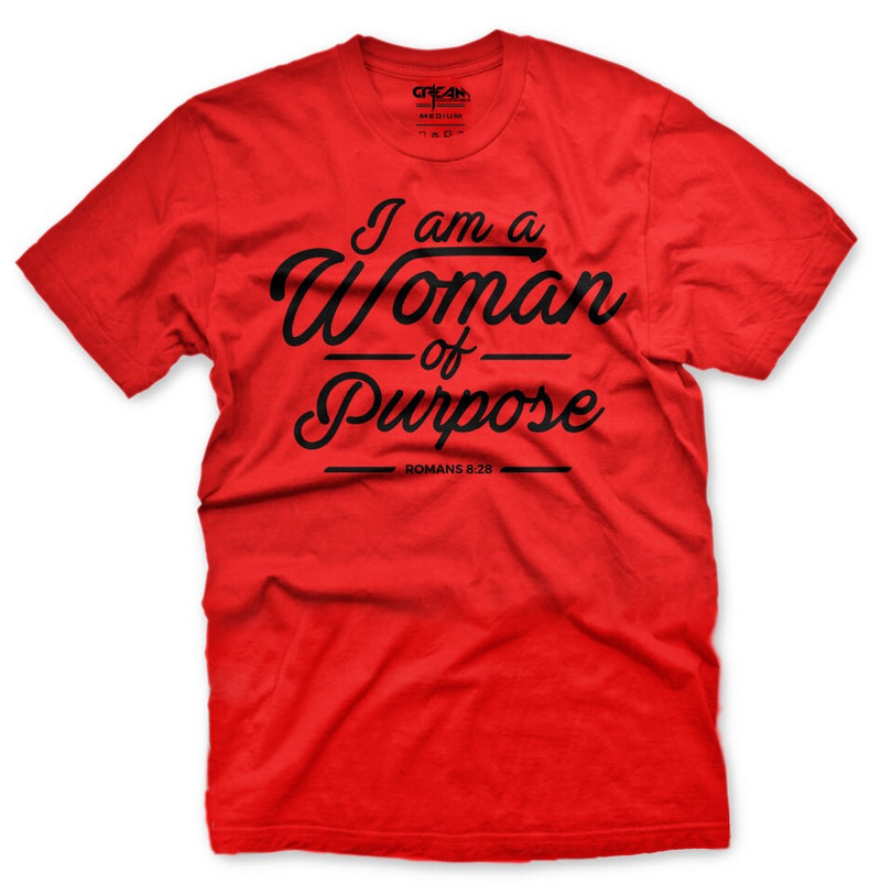 Woman of Purpose Red Tee