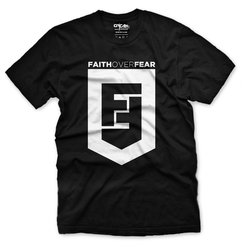 Faith Over Fear Black Tee - Unisex