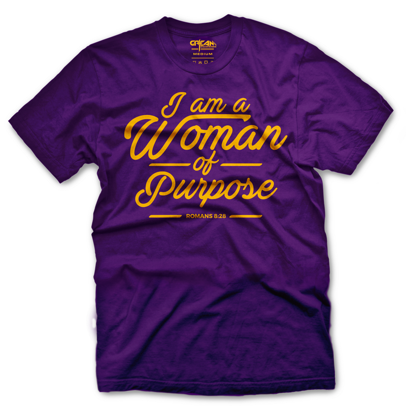 Woman of Purpose Purple Tee