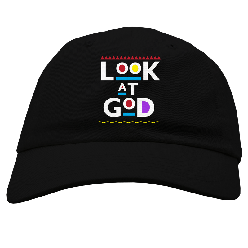 Look at God dad hat(red)
