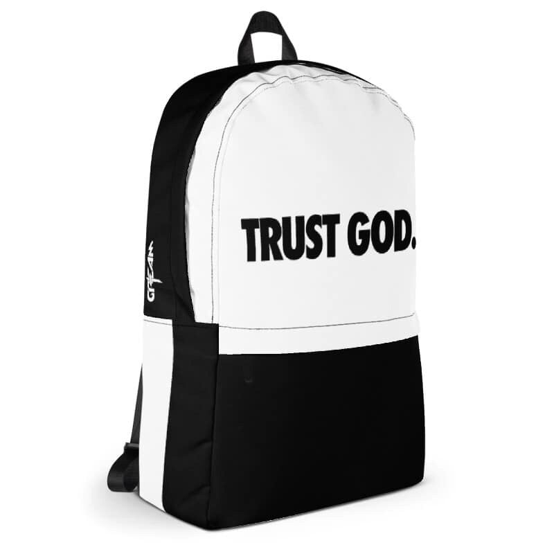 TRUST GOD. Backpack